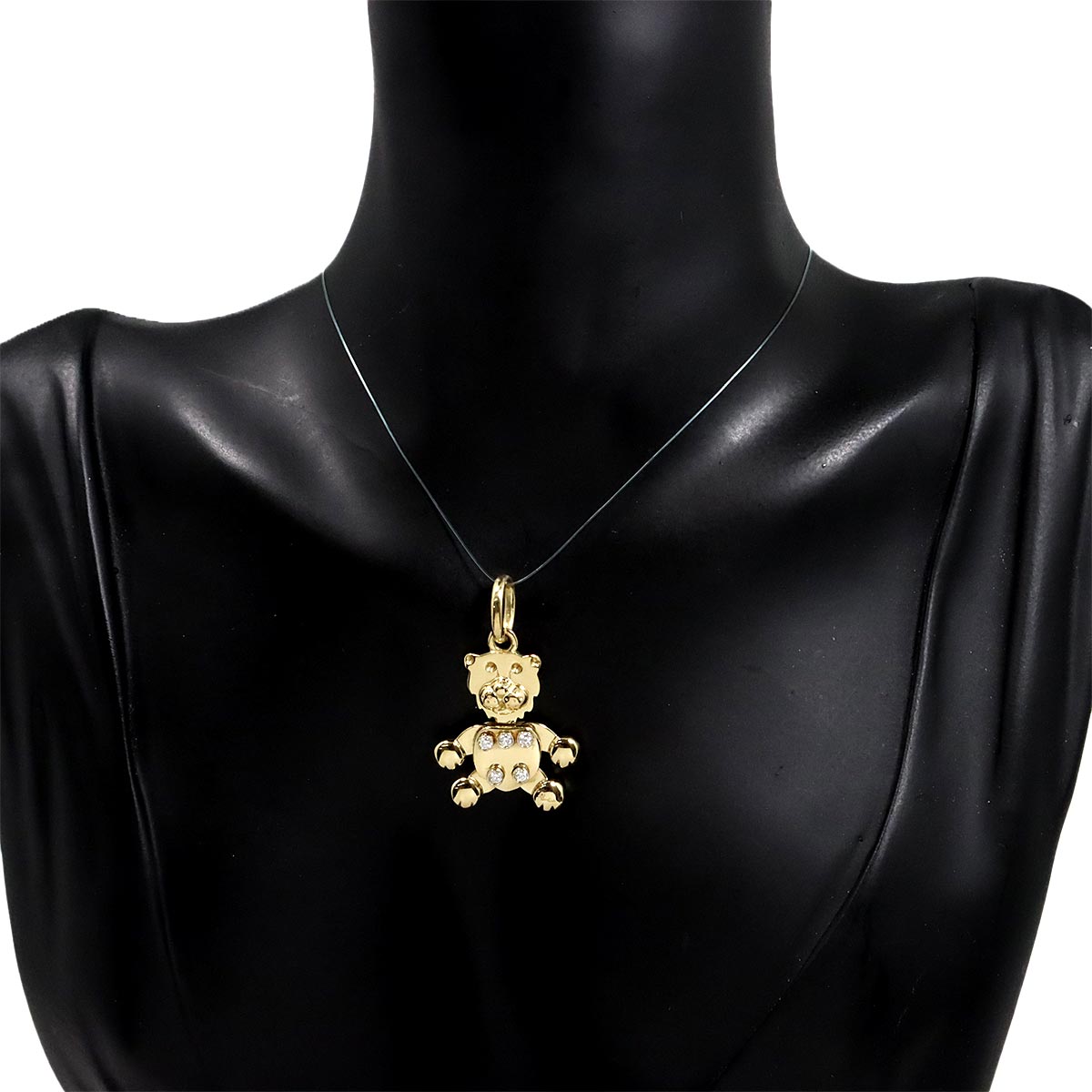 Diamond Pendant Top K18 Yellow Gold 750