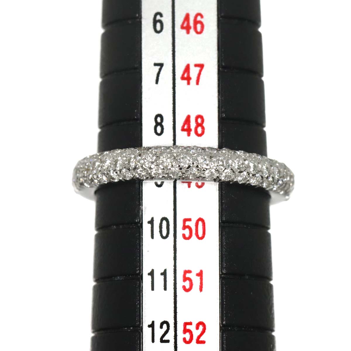 Comet Diamond Ring 18K White Gold 750 size49 4.75-5(US)