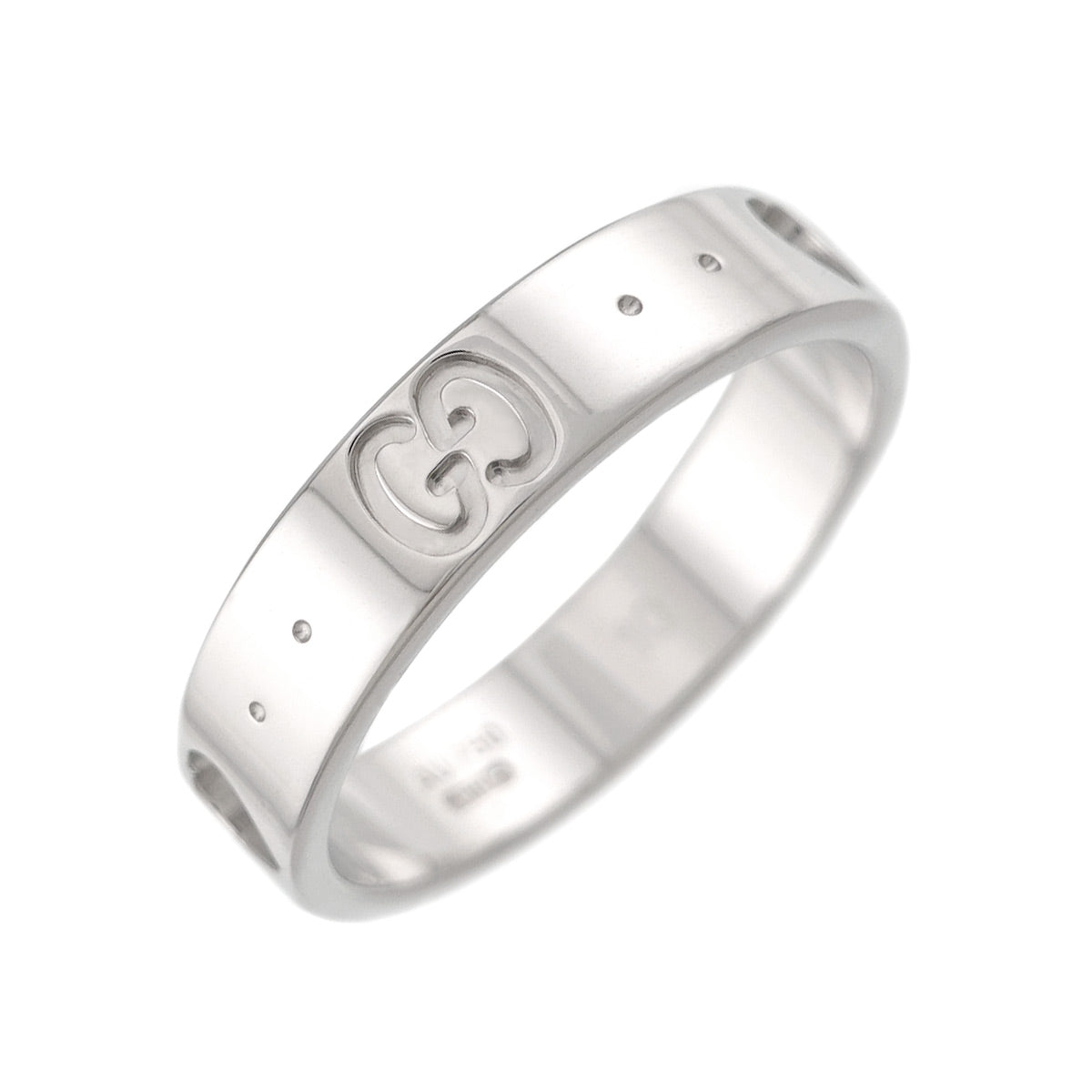Icon Ring 18K WG White Gold 750 Size10 5-5.25(US)