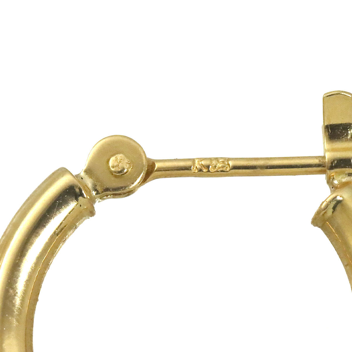 Akoya Pearl 6.9mm Earrings Pierced 18K YG 750
