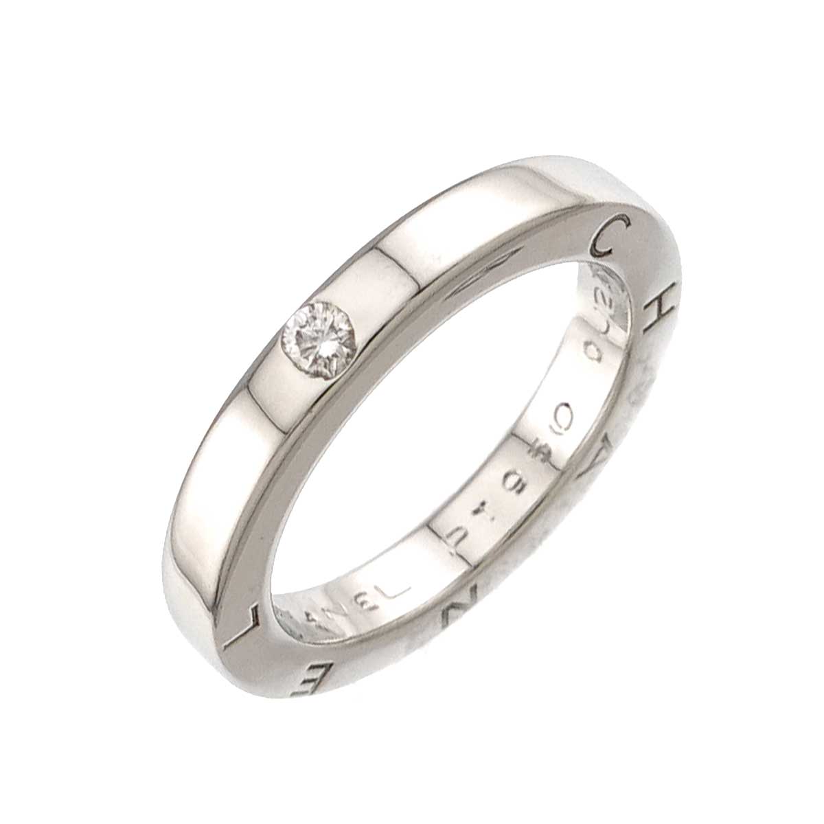 Signature Diamond 1P Ring Pt Platinum size4.5(US)