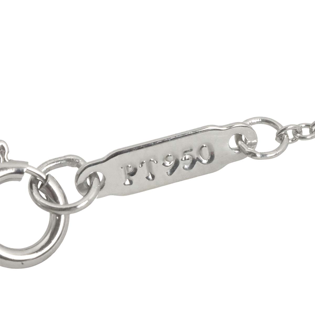 Horseshoe Diamond Necklace Platinum