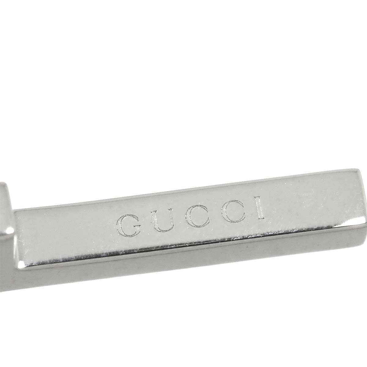 Separate Cross Necklace 18K White Gold 750
