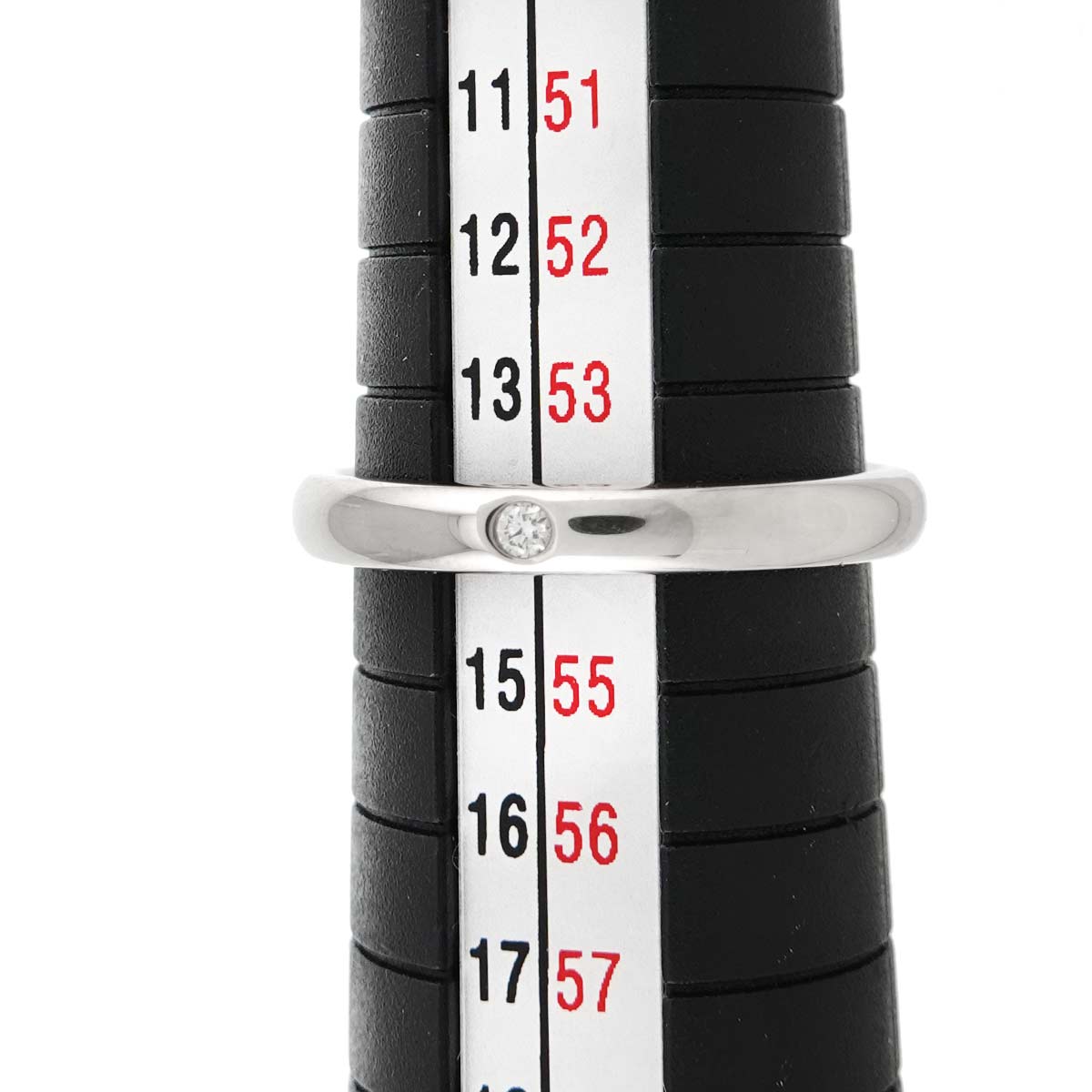 Stacking Diamond 1P Ring Platinum Size6.75(US)