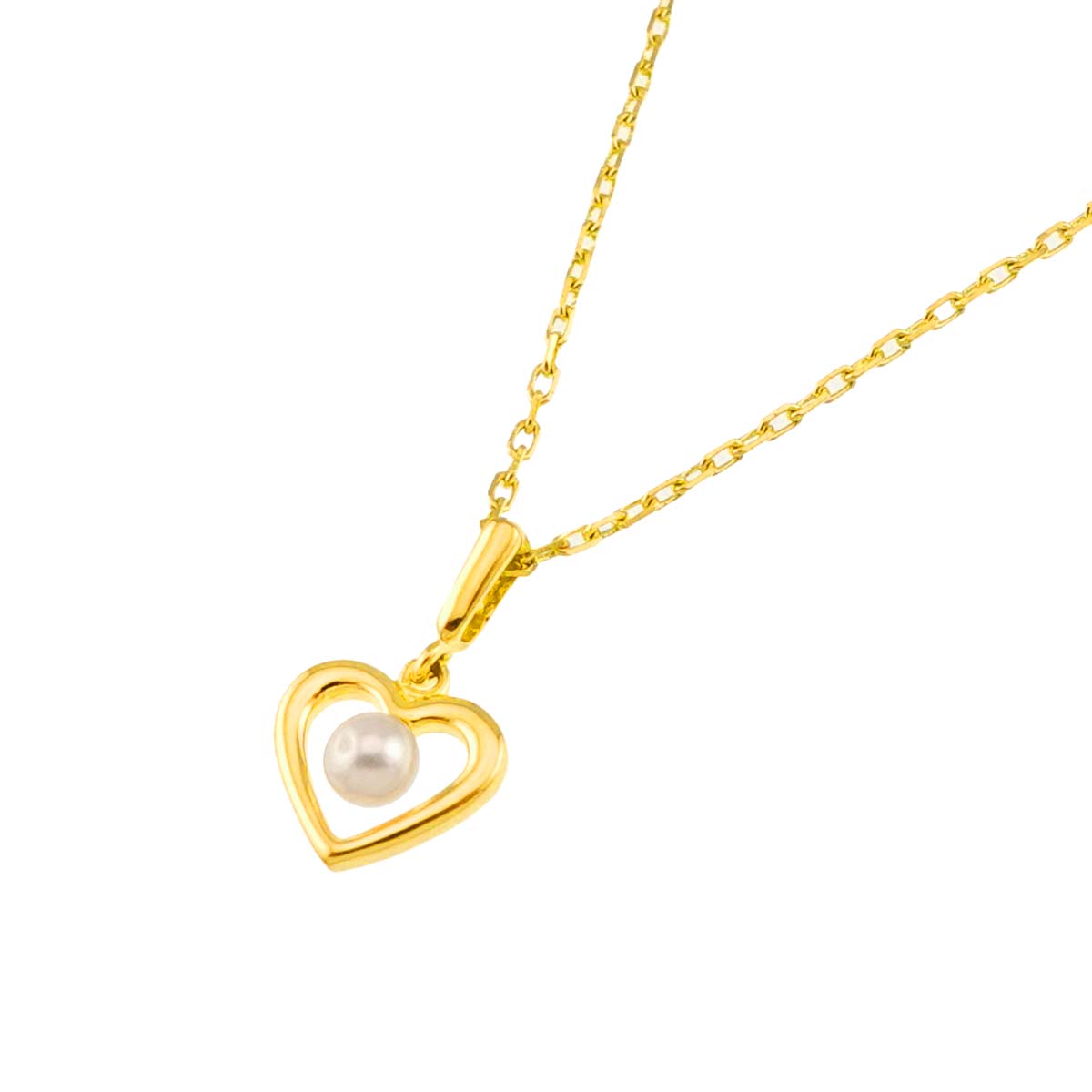Baby Pearl 3.3mm Necklace 18K Yellow Gold 750