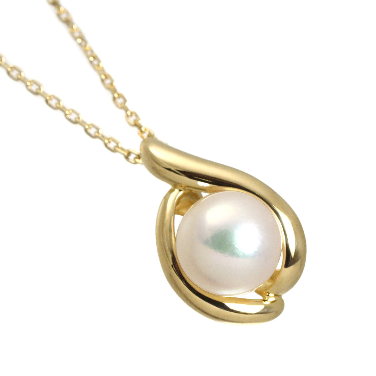 Akoya Pearl 8.3mm Necklace 18K YG 750