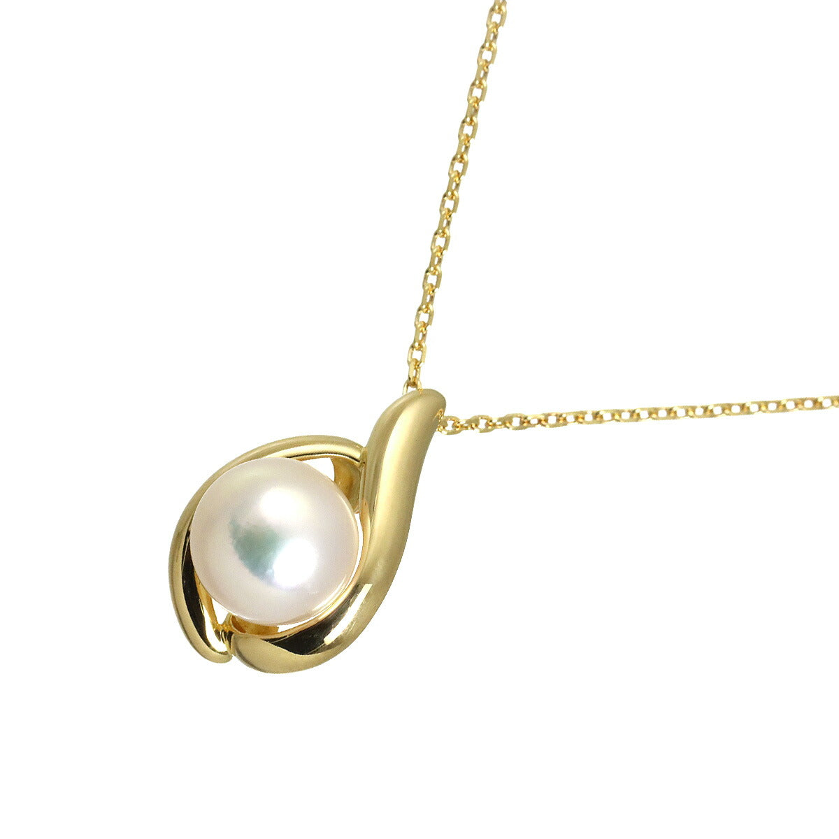 Akoya Pearl 8.3mm Necklace 18K YG 750