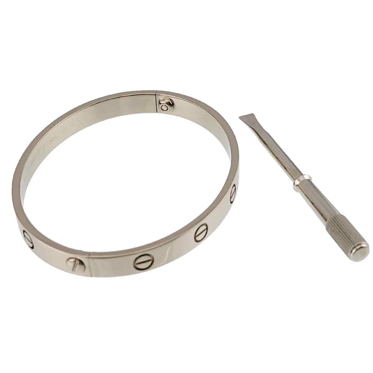 Love Bracelet Bangle 18K WG 750 Size17