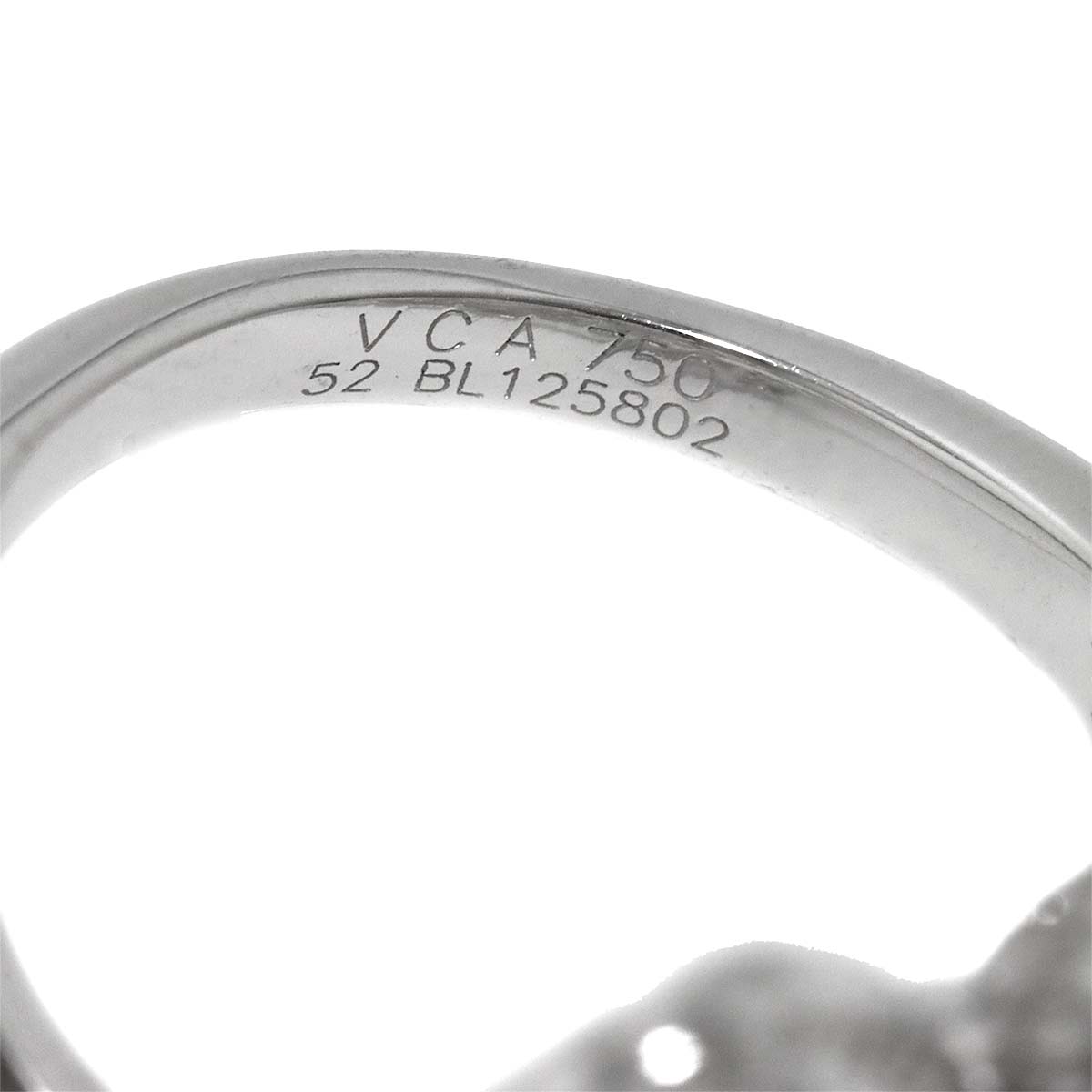 FRIVOLE Diamond Ring 18K WG 750 size52 6(US)
