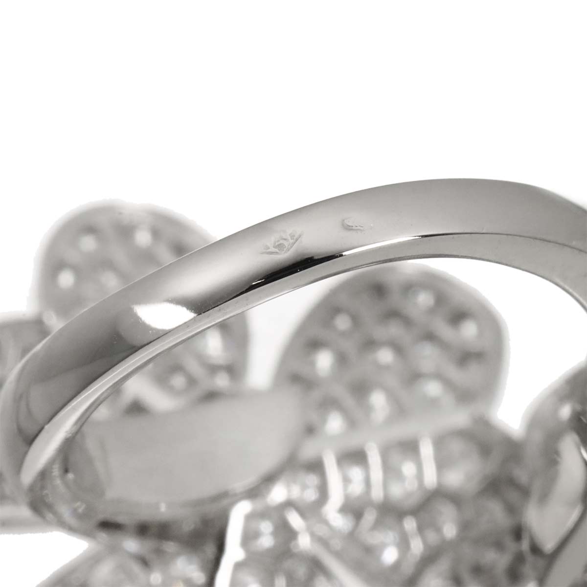 FRIVOLE Diamond Ring 18K WG 750 size52 6(US)
