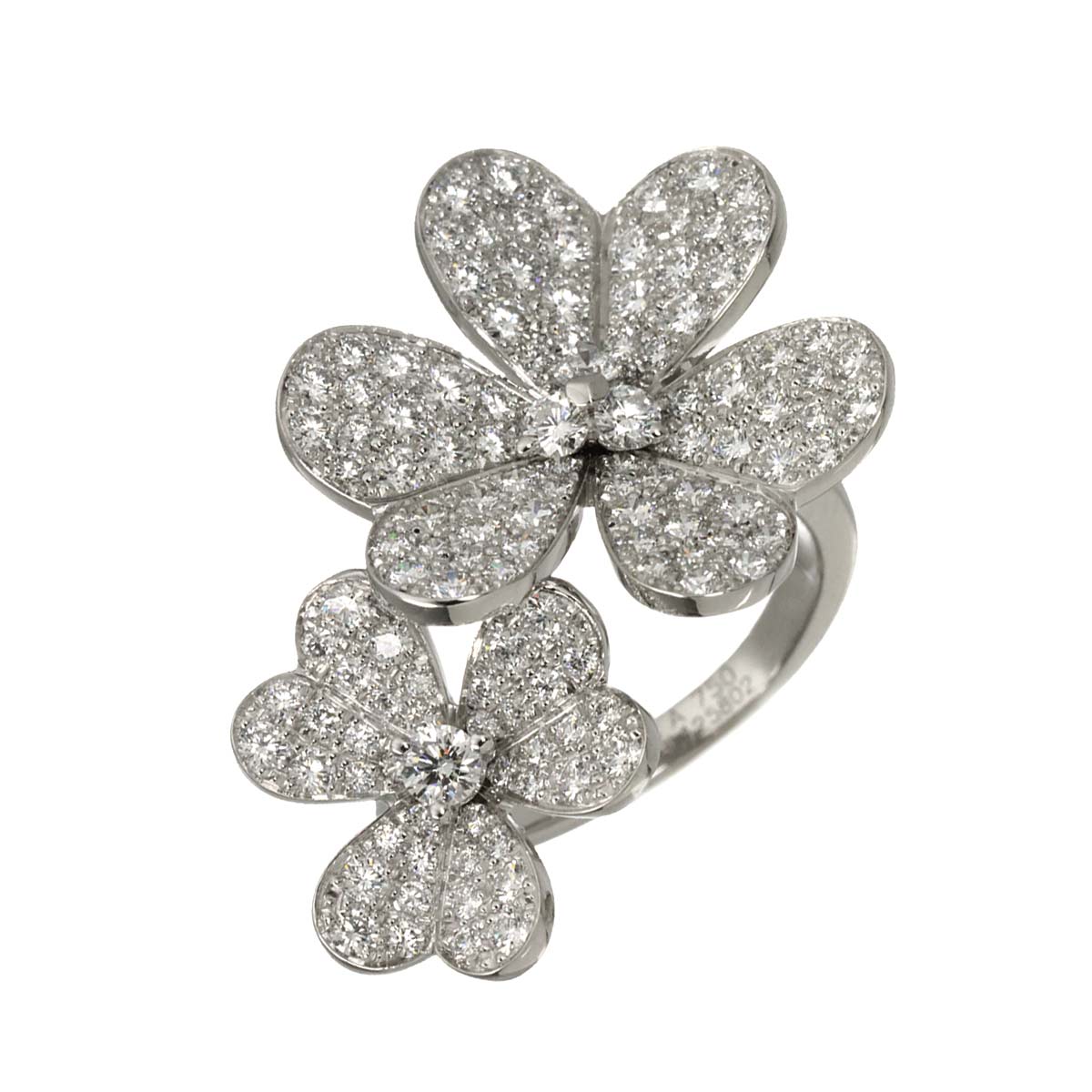 FRIVOLE Diamond Ring 18K WG 750 size52 6(US)