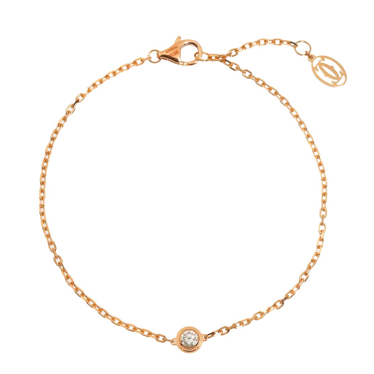 d Amour Diamond MM Bracelet 18K Pink Gold 750