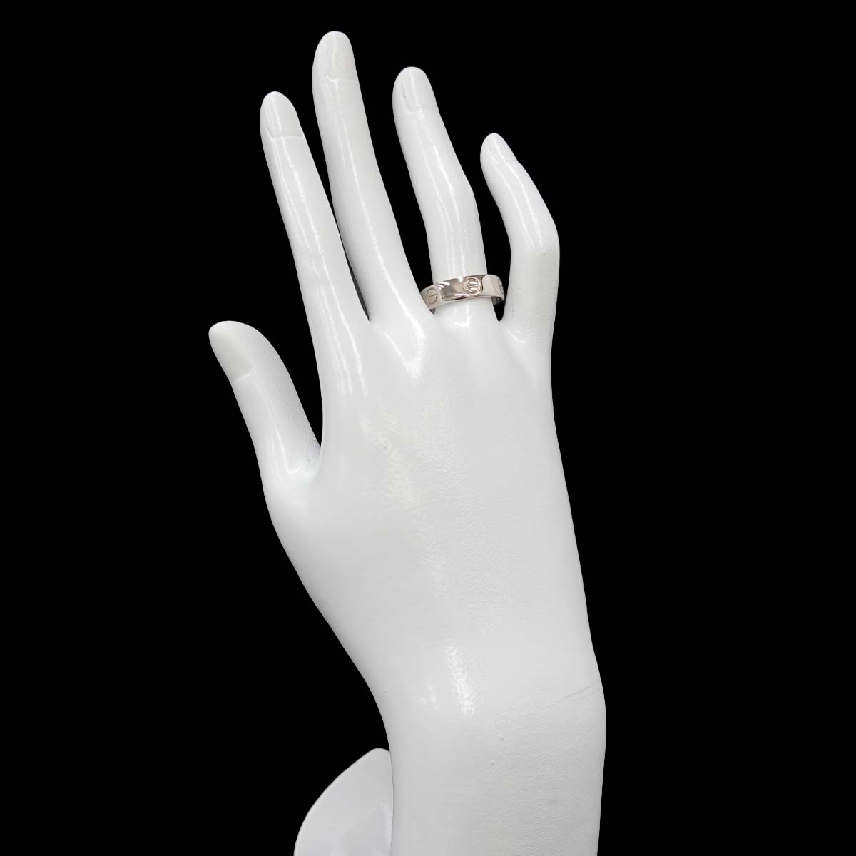 Love Ring 18K White Gold 750 size55 6.75(US)