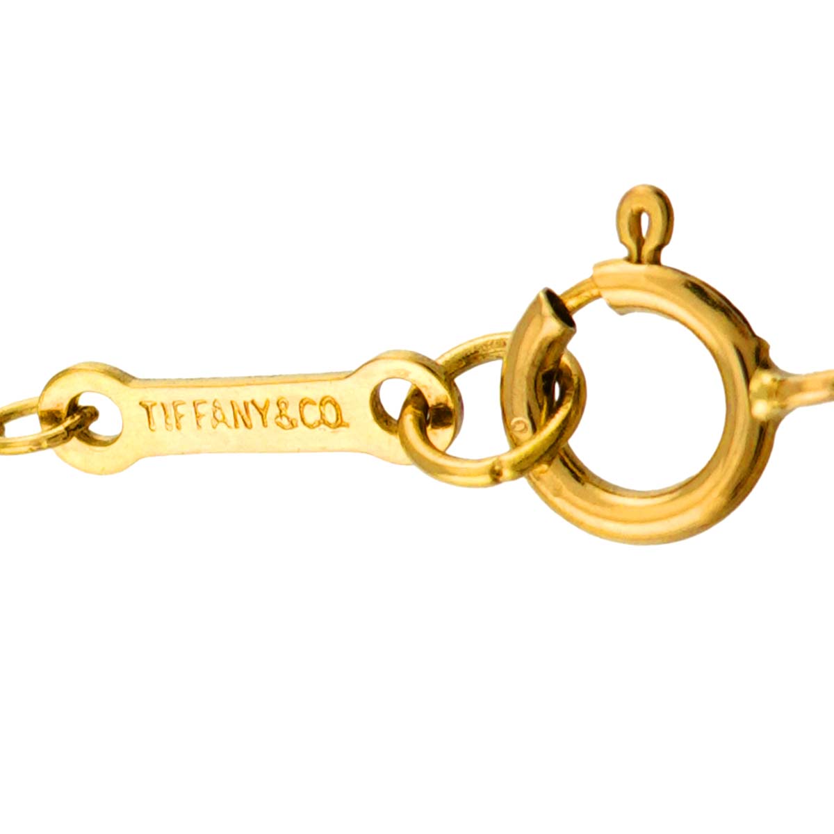 Open Heart Necklace 18K Yellow Gold 750