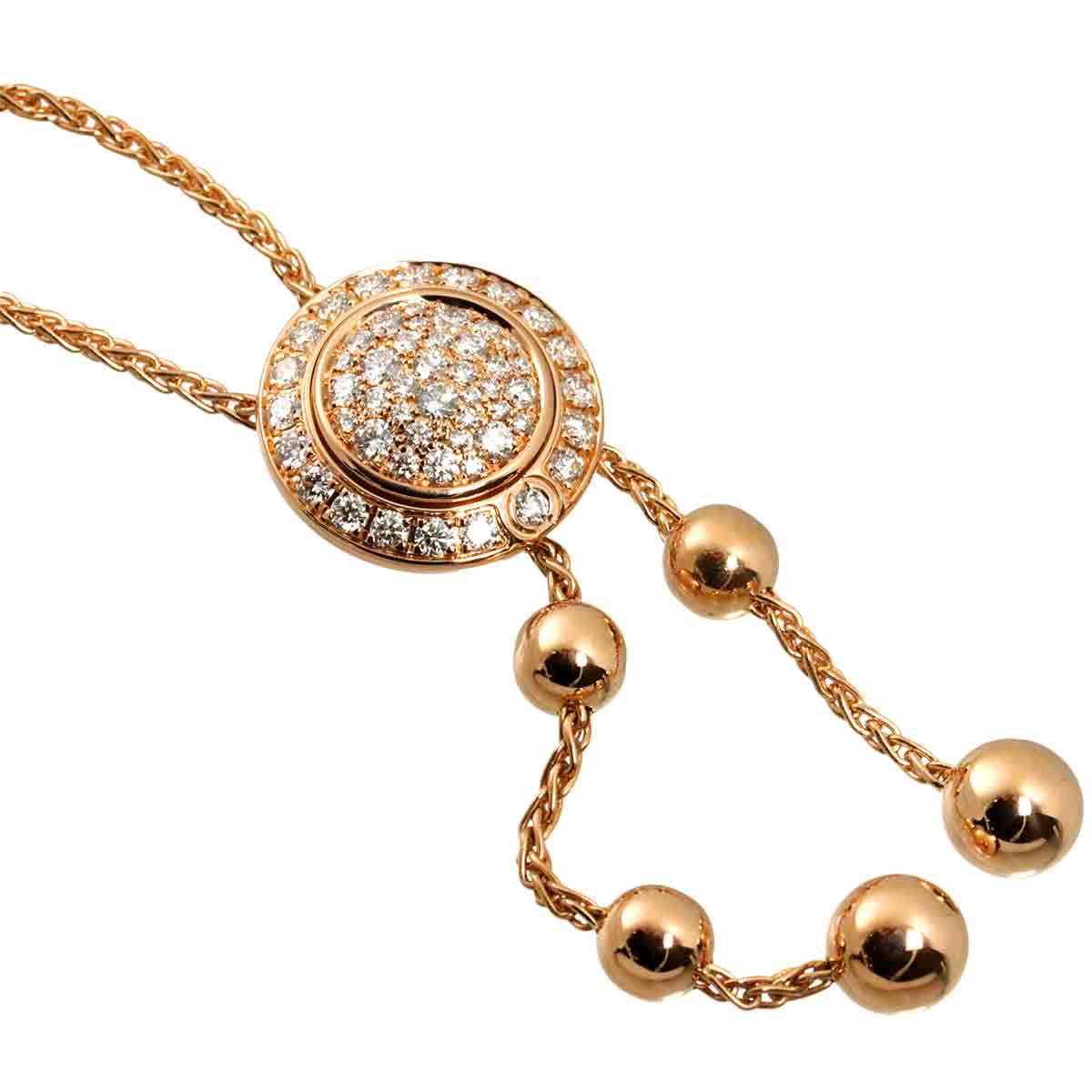 Possession Diamond Necklace 18K Pink Gold 750