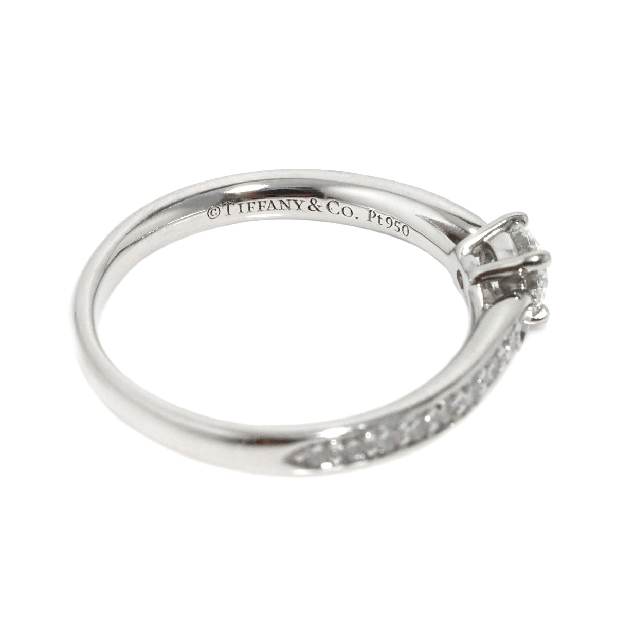 Harmony Diamond 0.24ct Ring Pt Size4.75-5(US)