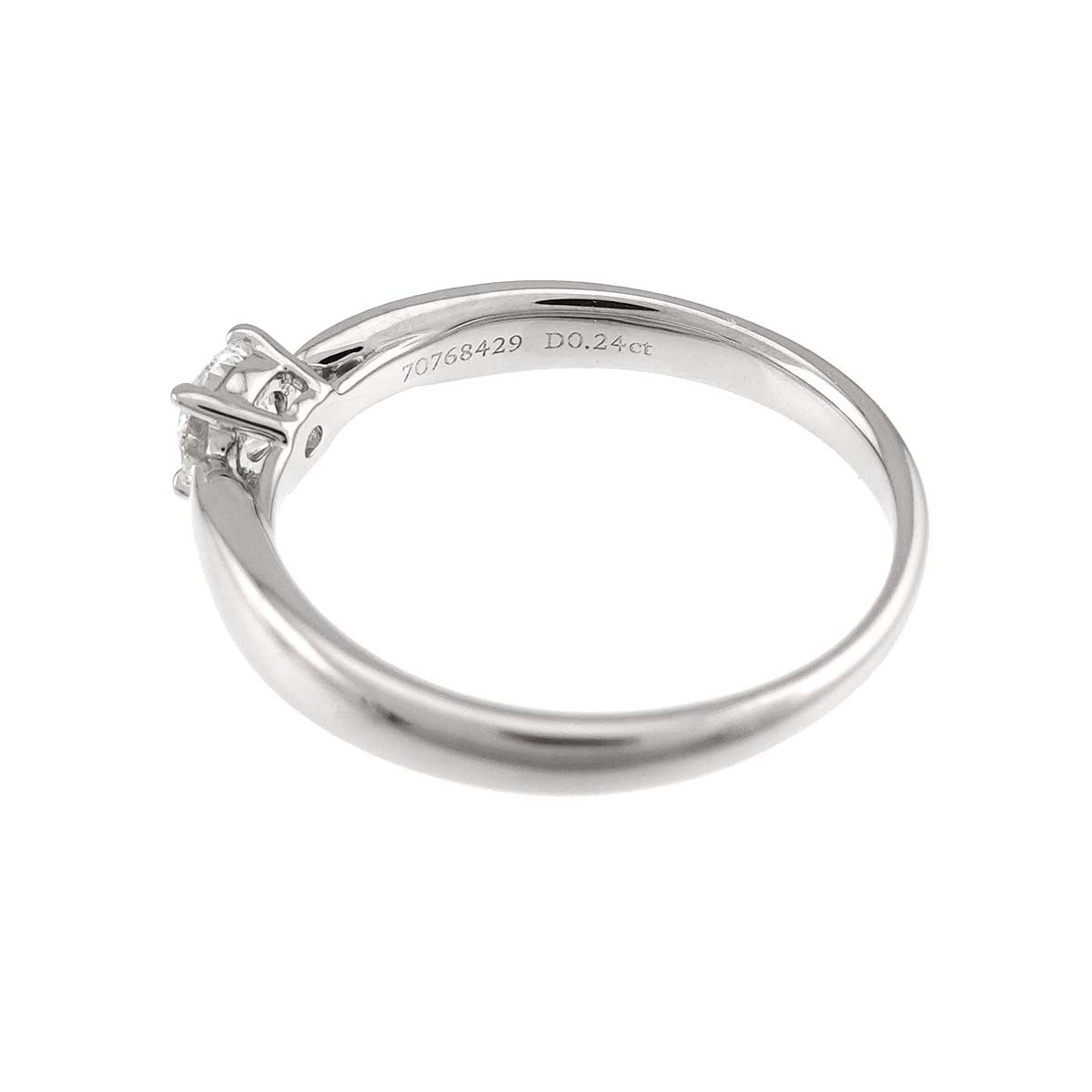 Harmony Ring Diamond 0.24ct Pt Platinum size4.75-5(US)