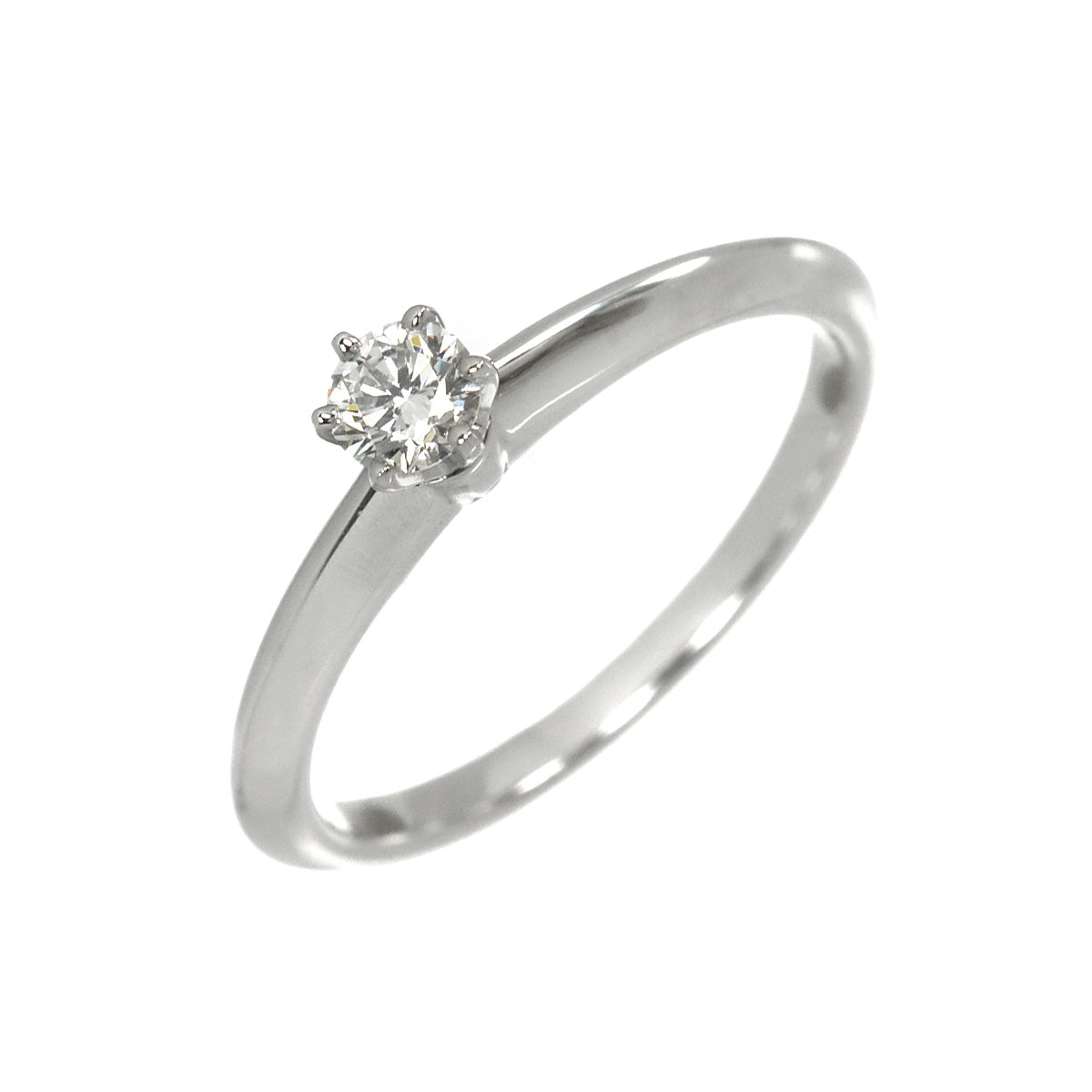 Diamond 0.19ct Ring Pt Platinum Size5.75-6(US)