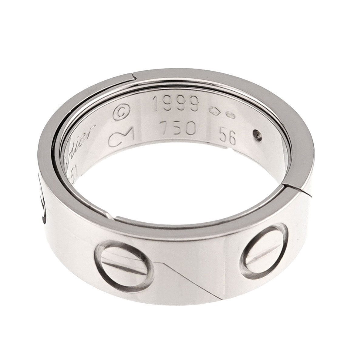 Astro Love Classic Ring 18K White Gold 750 size56 7.25(US)