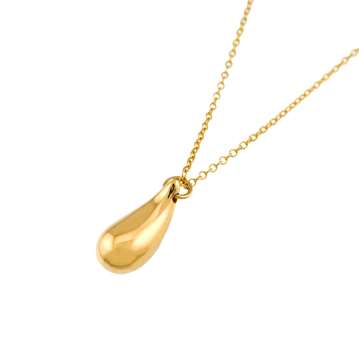 Teardrop Necklace 18K Yellow Gold 750