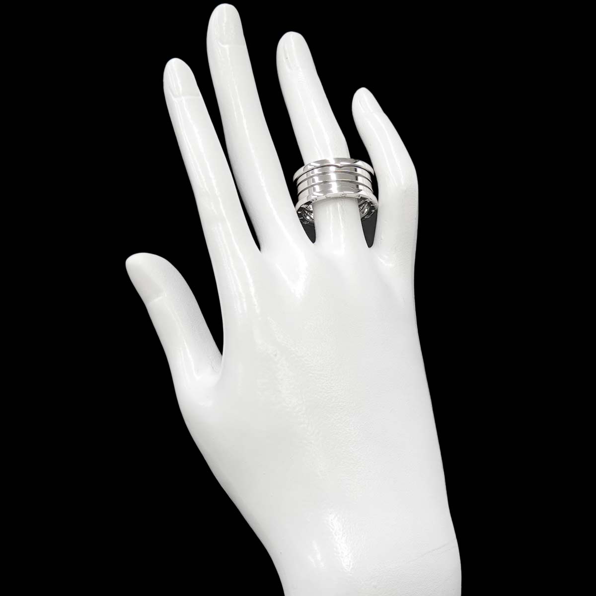 B-ZERO1 4 BAND Ring 18K White Gold 750 Size60 8.75(US)