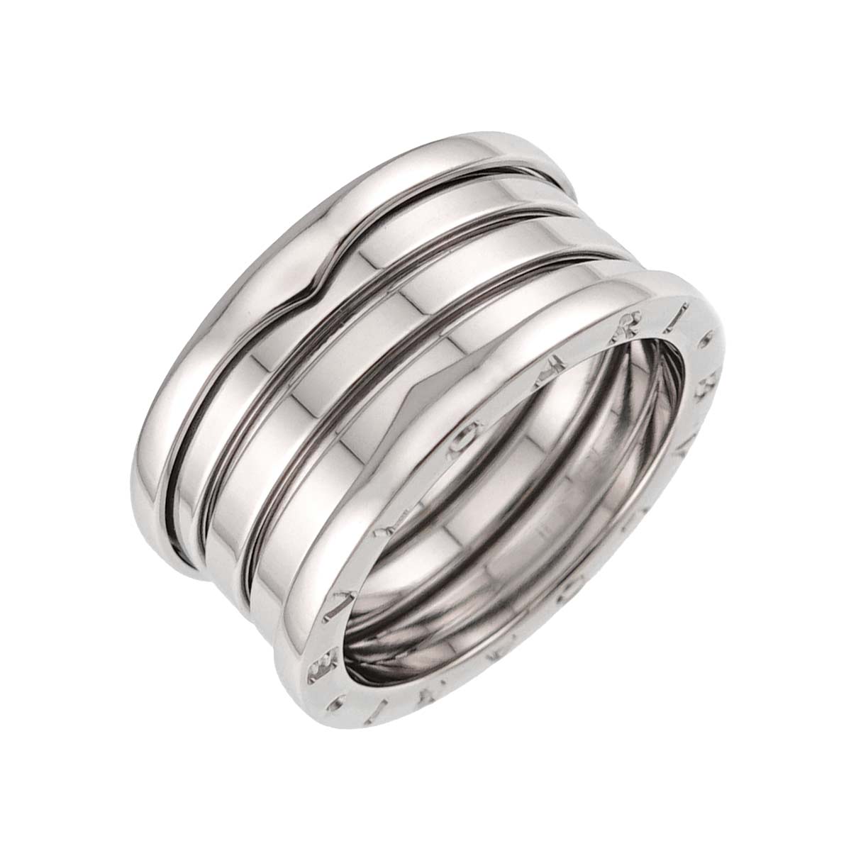 B-ZERO1 4 BAND Ring 18K White Gold 750 Size60 8.75(US)