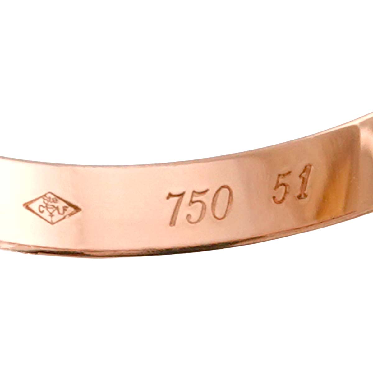 Trinity MM Ring 18K YG WG PG 750 Size51 5.5-5.75(US)
