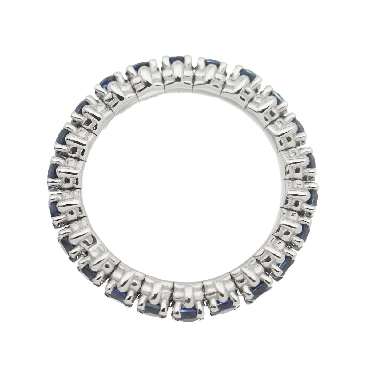 Sapphire 2.09ct Ring 18K WG 750 Size5.25(US)