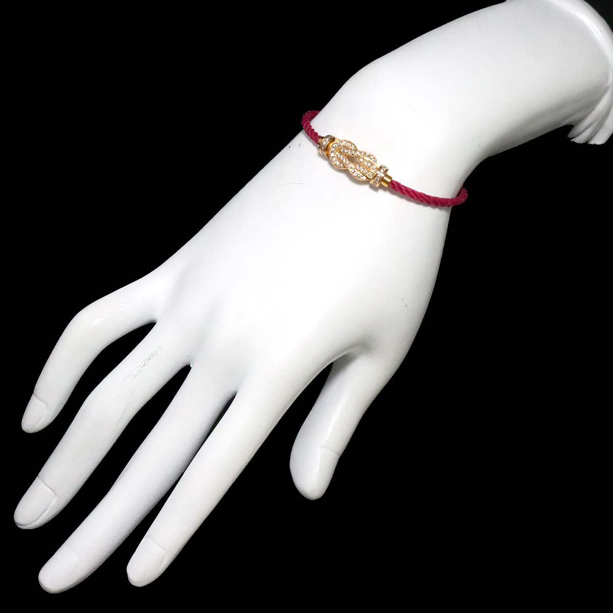 Chance Infinie Diamond Bracelet MM 18K Pink Gold 750 Steel size14