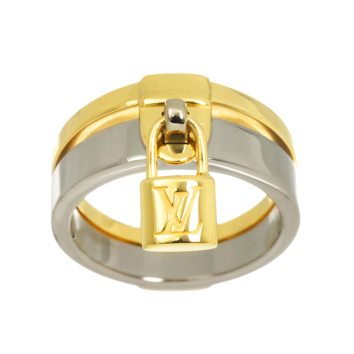 Berg Lockit Ring 18K YG WG 750 Size54 6.25-6.5(US)