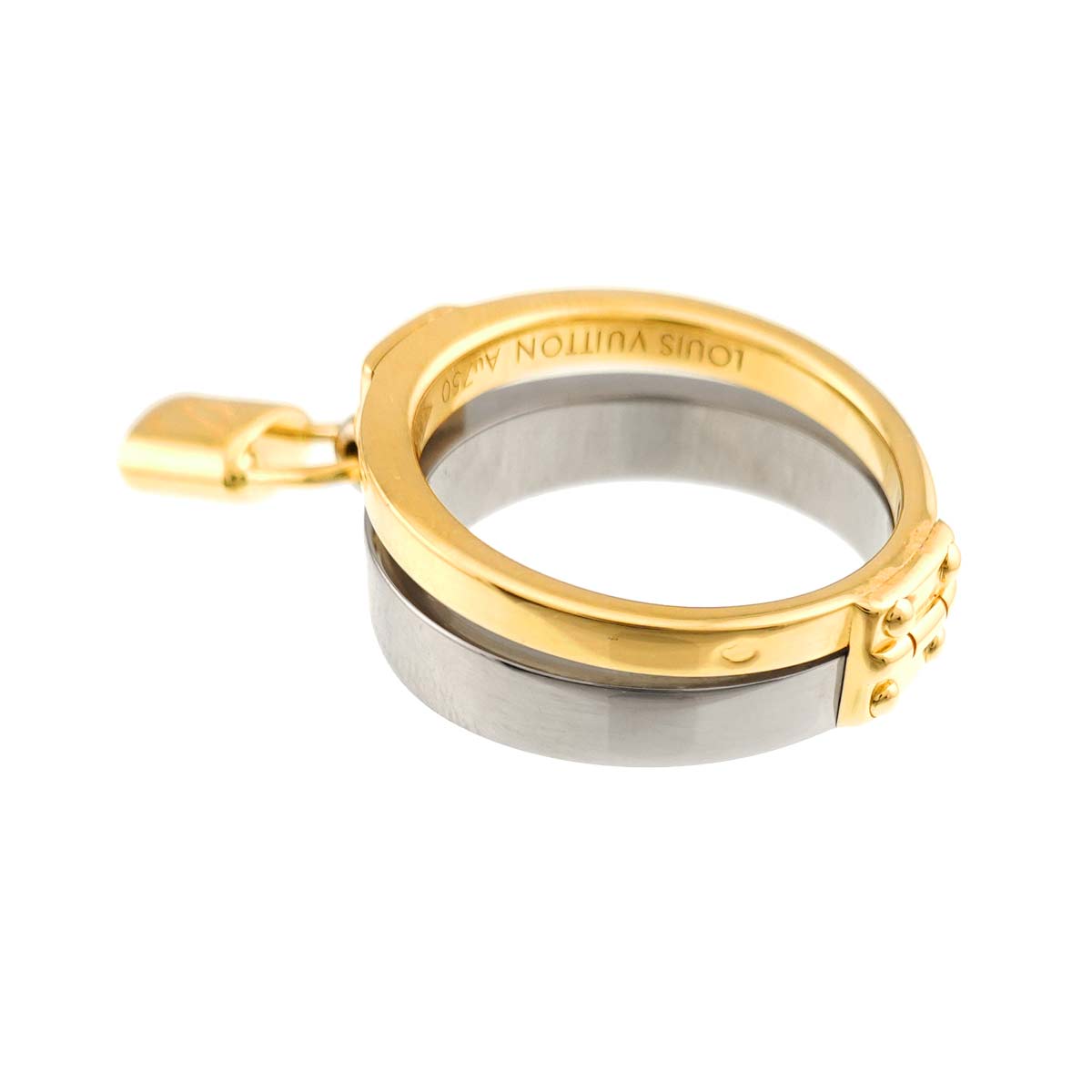 Berg Lockit Ring 18K YG WG 750 Size54 6.25-6.5(US)