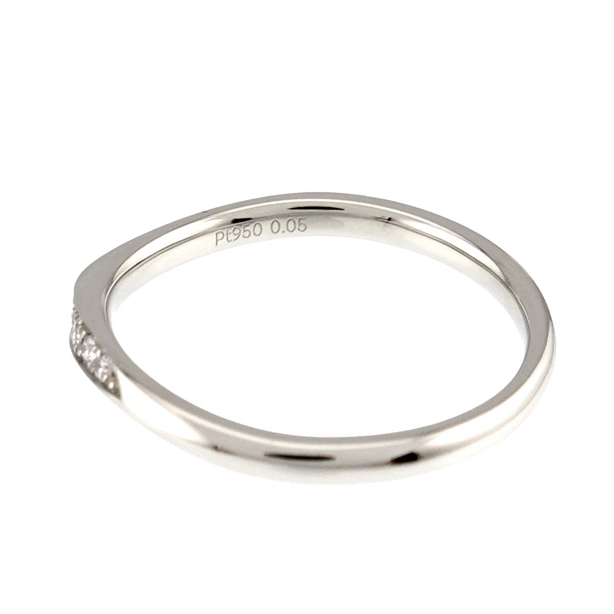 Diamond 0.05ct Ring Pt Platinum Size5.25(US)