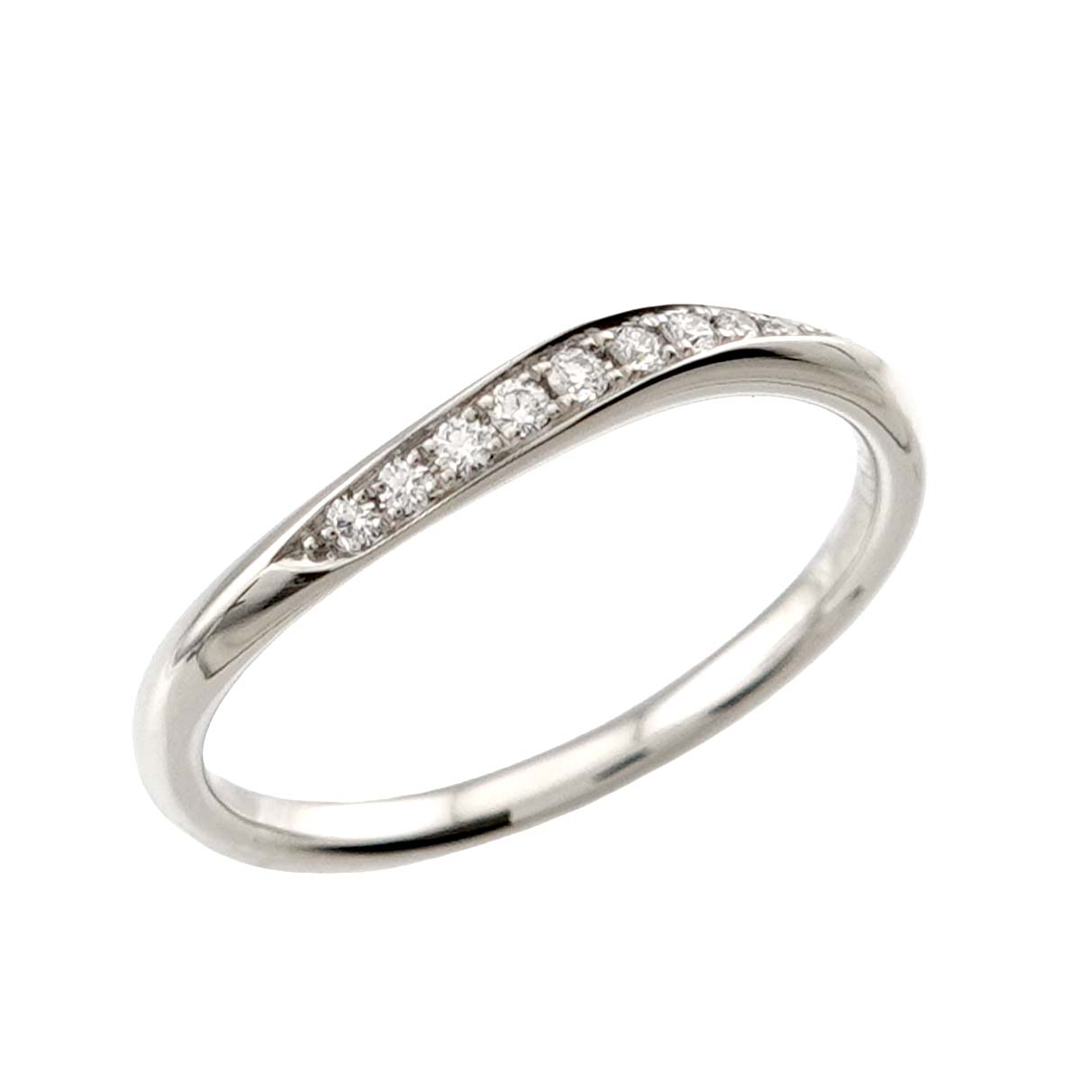 Diamond 0.05ct Ring Pt Platinum Size5.25(US)