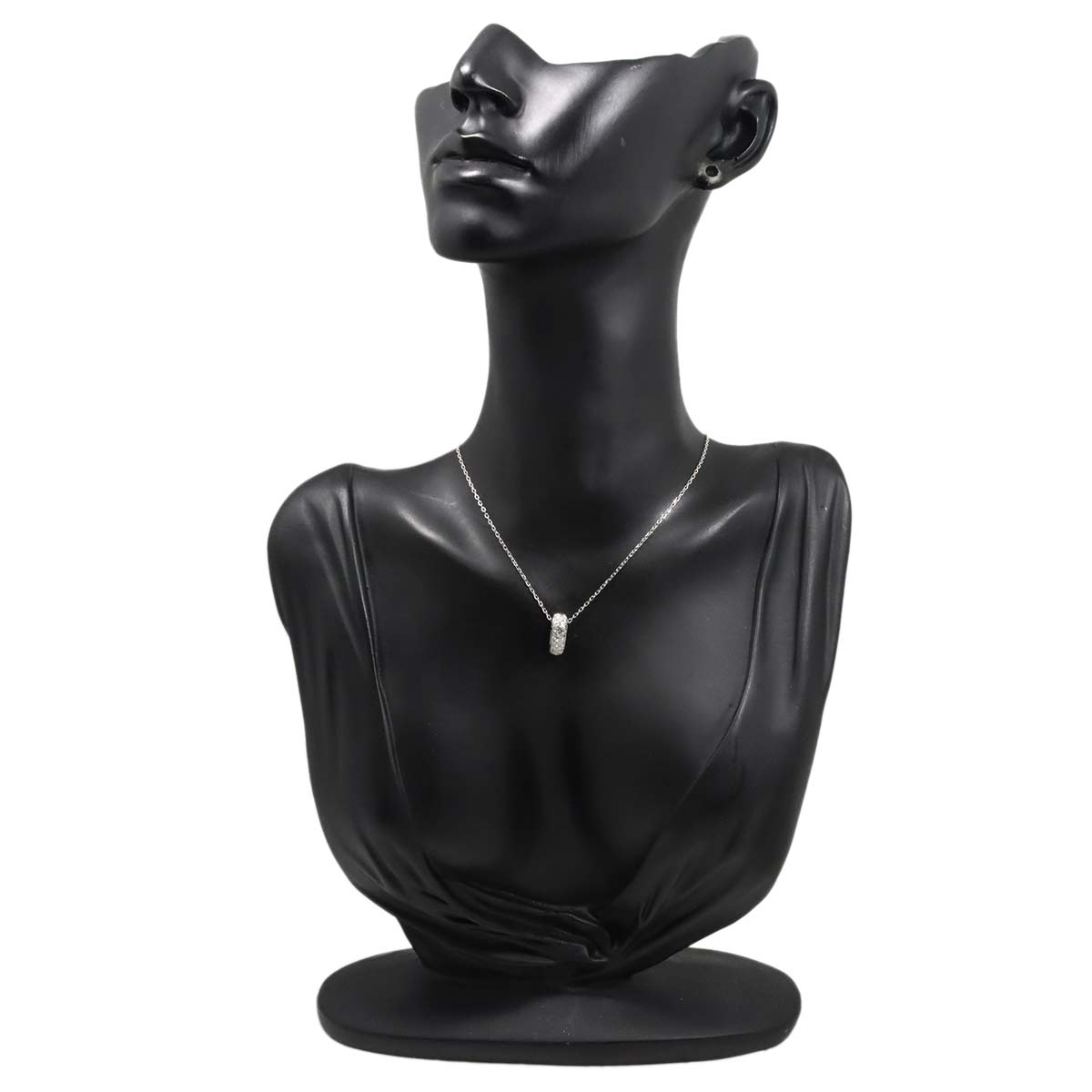 Diamond 0.24ct Necklace 18K White Gold 750