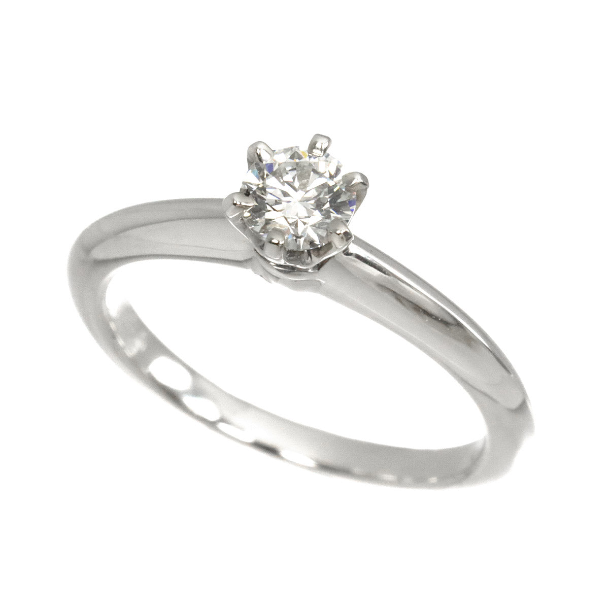 Diamond 0.31ct Ring Platinum Size4.5-4.75(US)