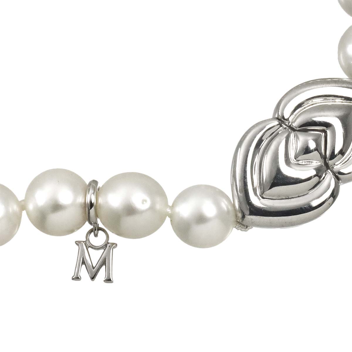 Akoya Pearl 10.6-7.1mm Necklace 18K White Gold 750