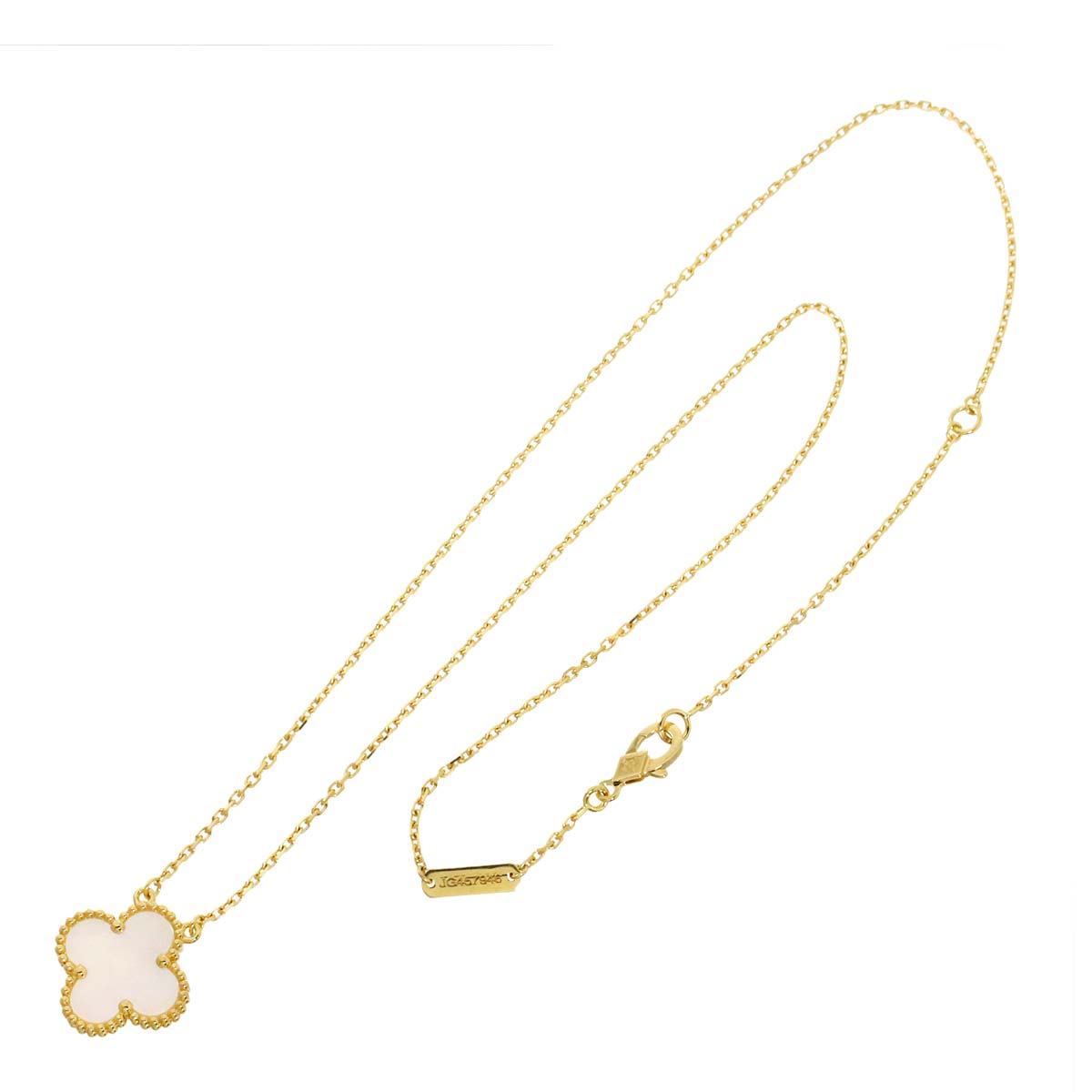 Vintage Alhambra MOP Necklace 18K YG 750
