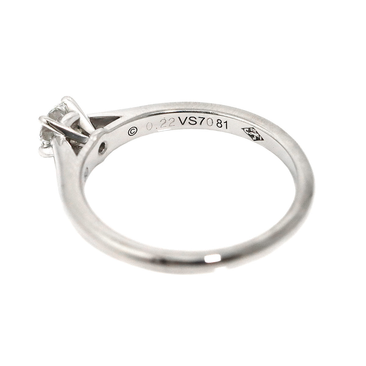 Diamond 0.22ct Ring Platinum size50 5.25(US)