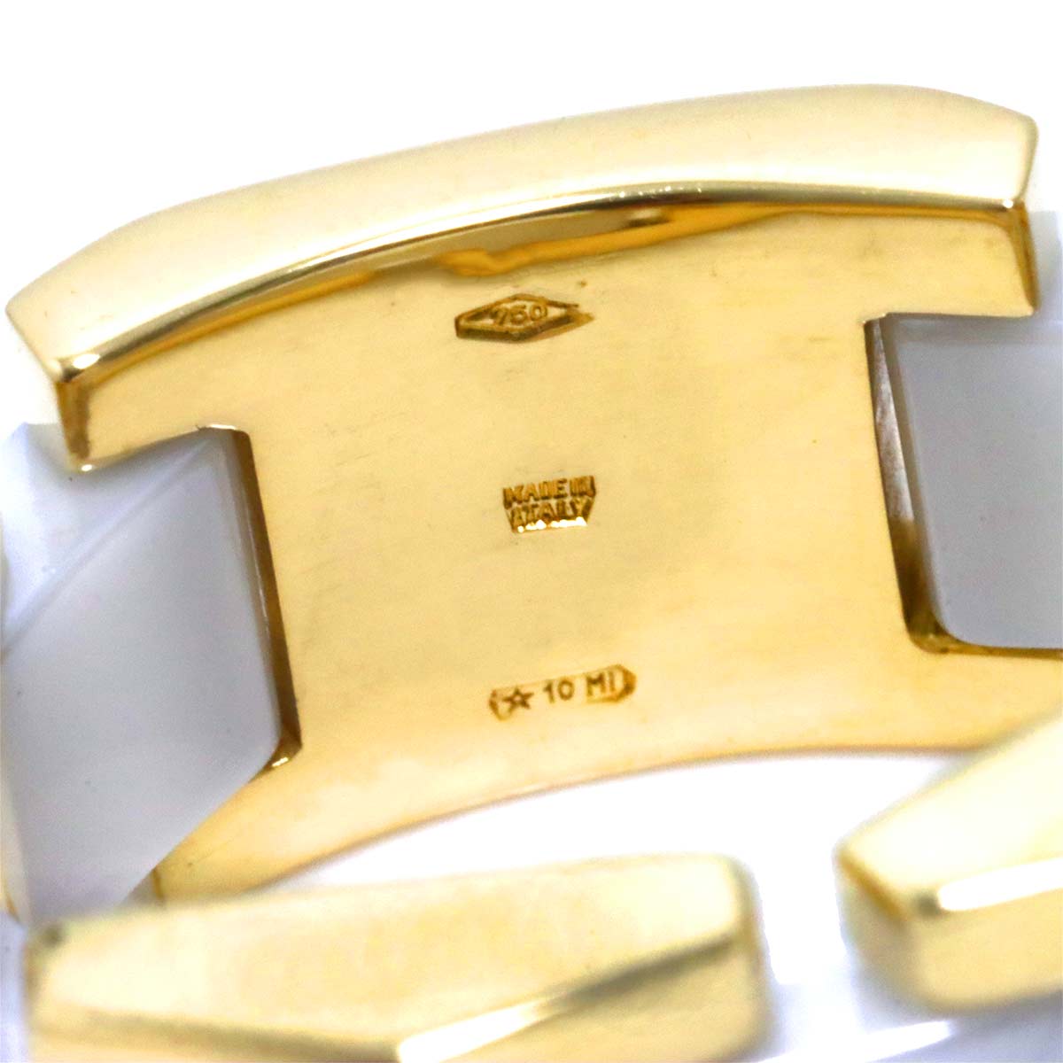 Ring Ceramic 18K YG 750 Size6.25-6.5(US)