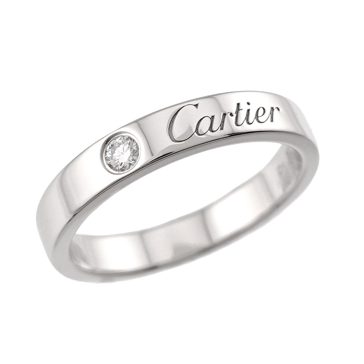 C de Diamond 1P Ring Pt Platinum size47 4((US)