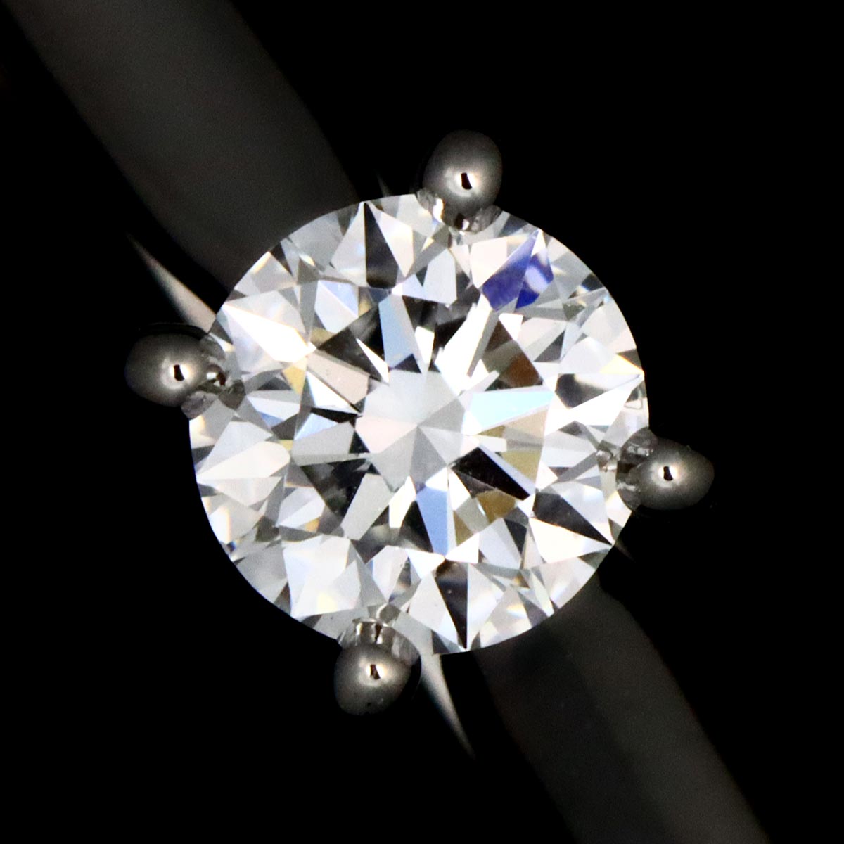 Diamond 0.23ct D/VS1/3EX Ring Platinum size46 3.25-3.75(US)