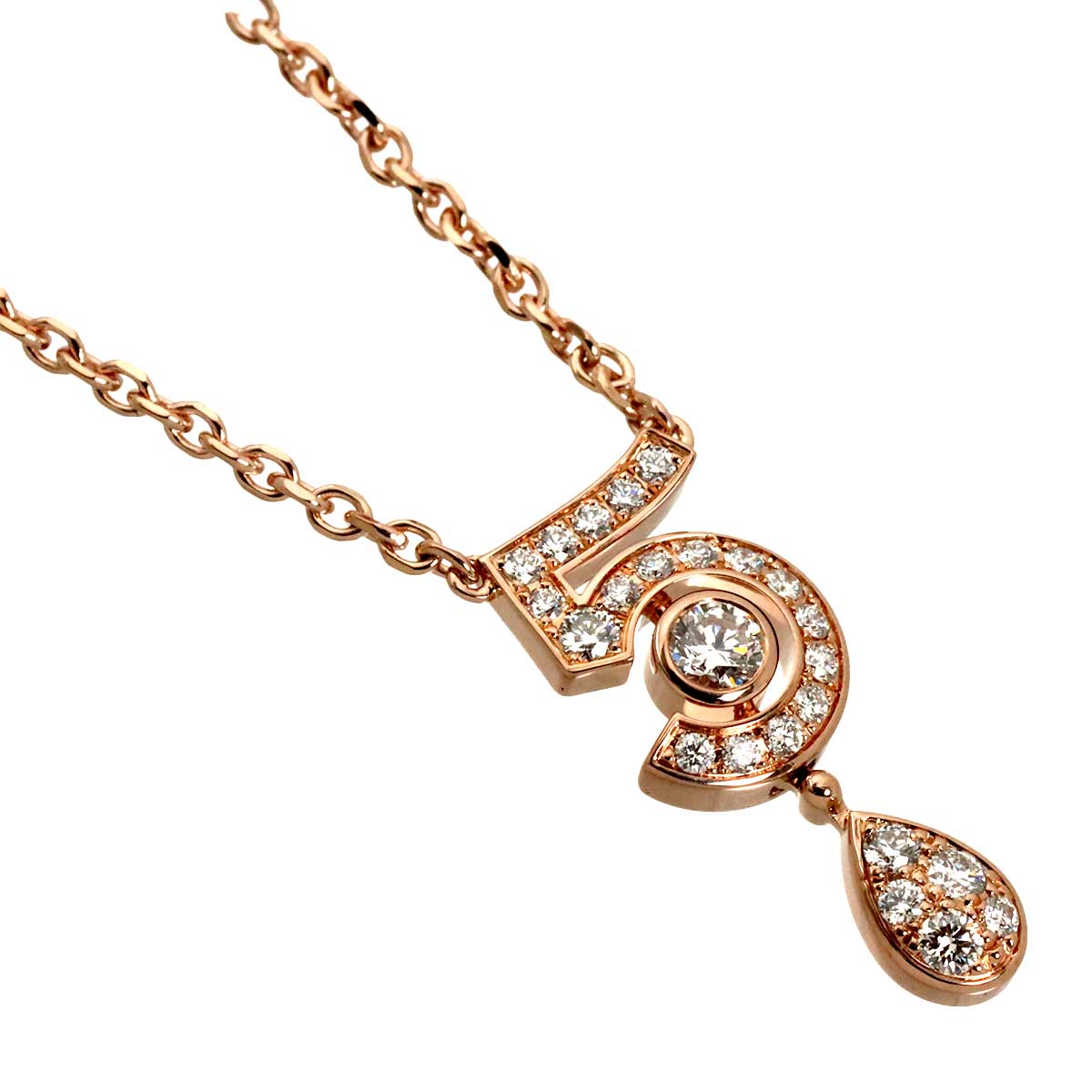 Eternal Diamond Necklace 18K Pink Gold 750