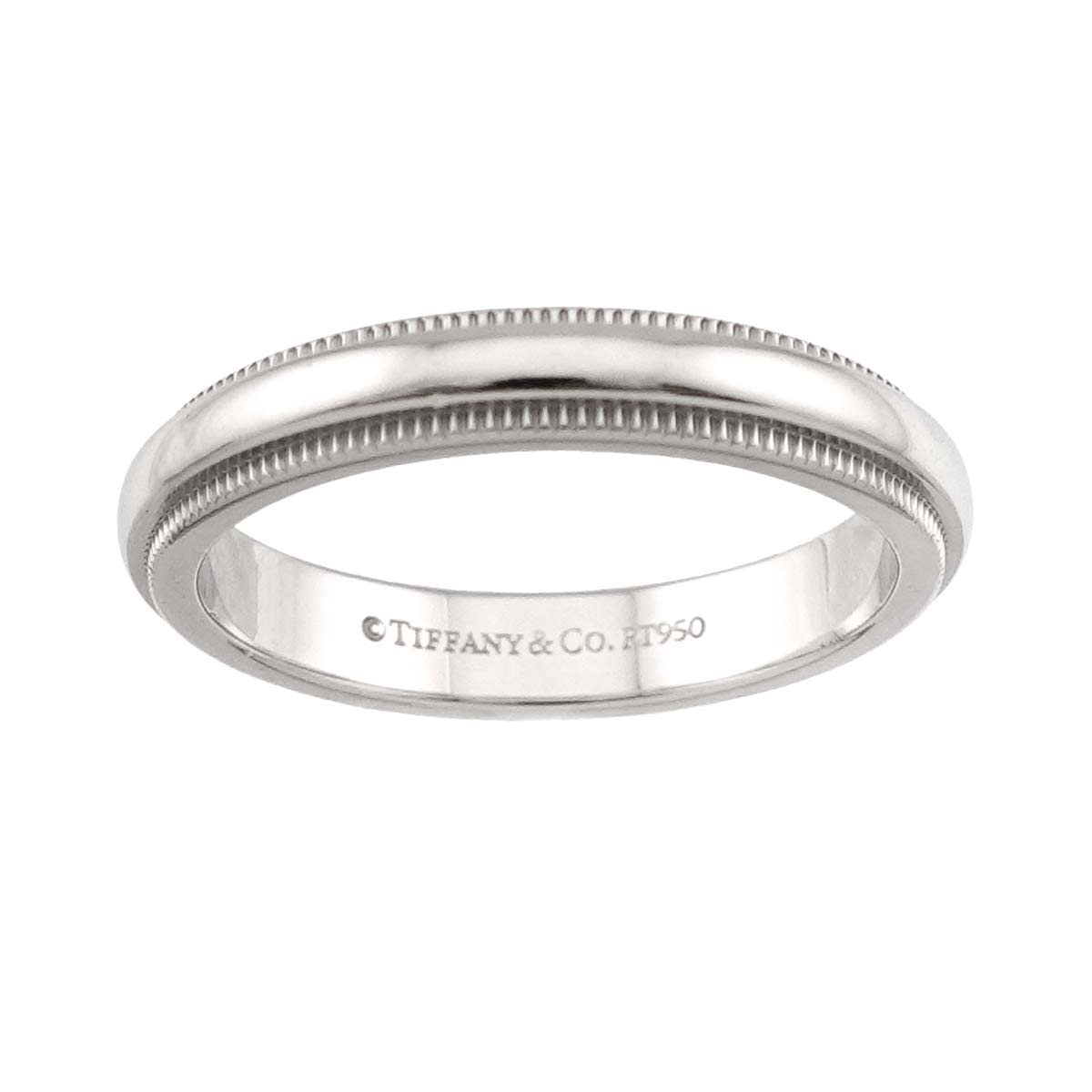 Milgrain Band Ring Pt Platinum Size5.25(US)