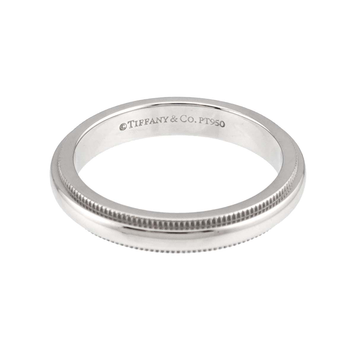 Milgrain Band Ring Pt Platinum Size5.25(US)