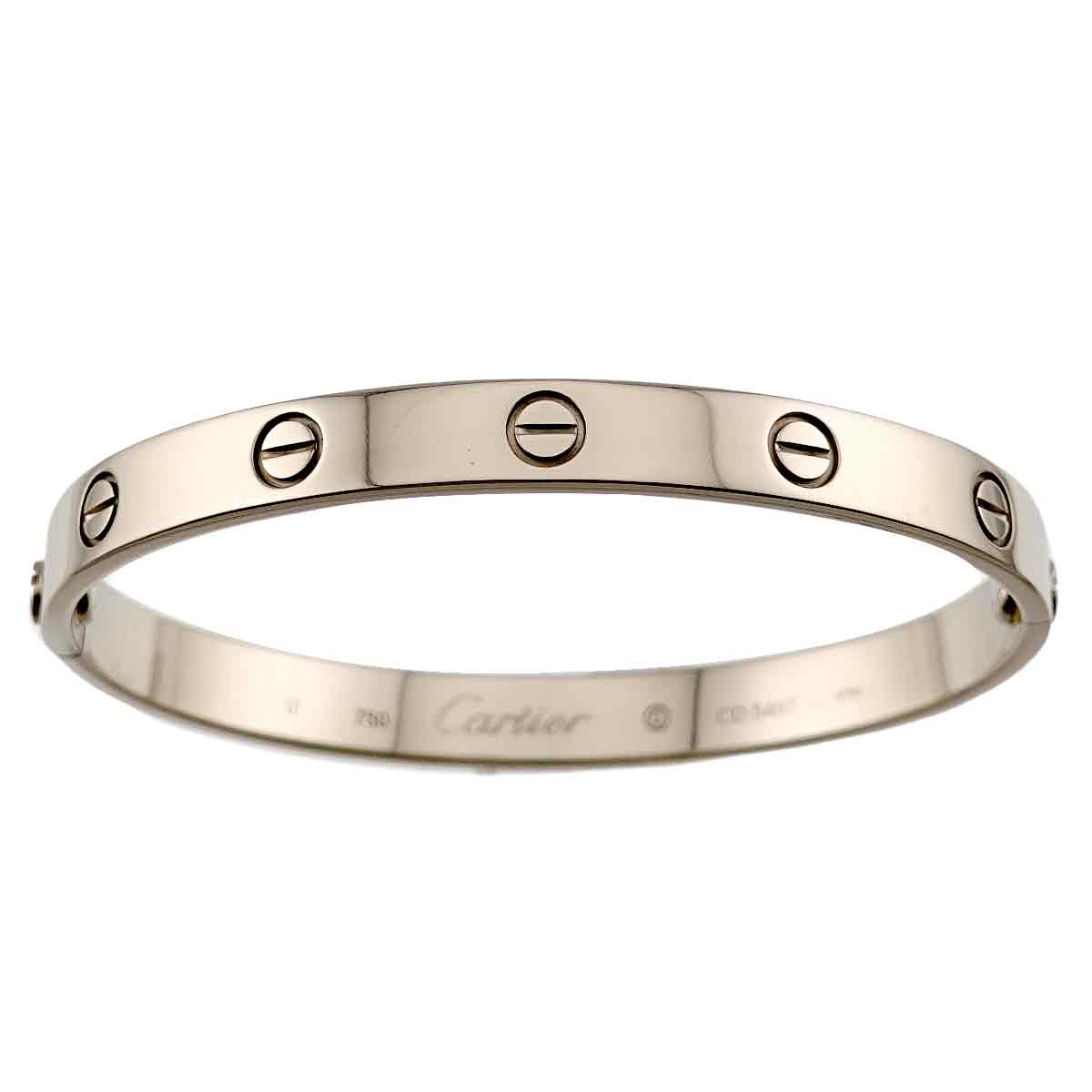 Love Bracelet Bangle 18K WG 750 Size17