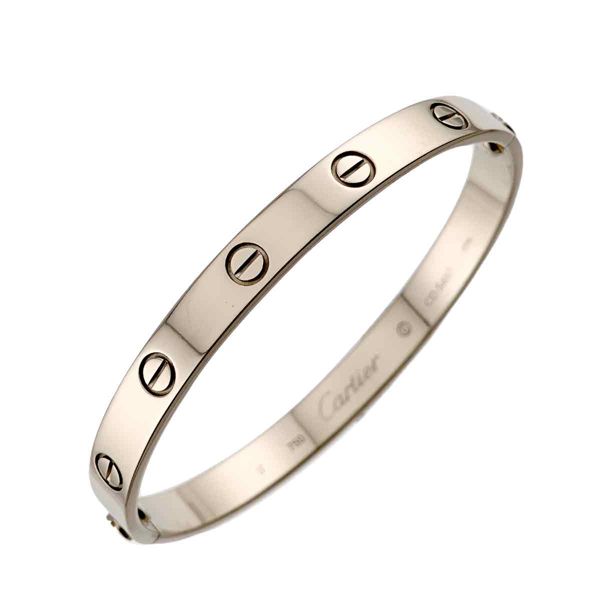 Love Bracelet Bangle 18K WG 750 Size17