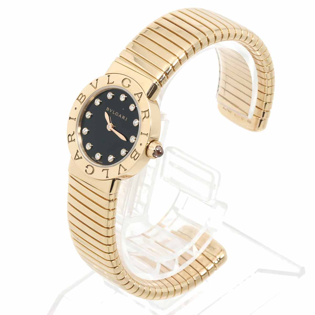 BVLGARIBVLGARI Tubogas BBLP262TG Quartz 12P Diamond 750PG