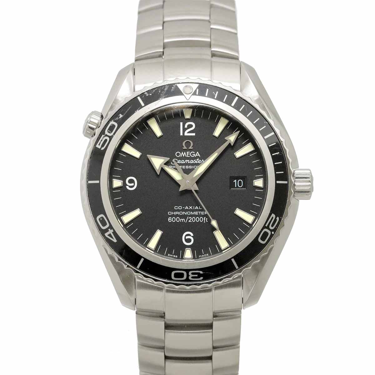 Seamaster Planet Ocean 2200 50 Automatic Date Black Dial Mens