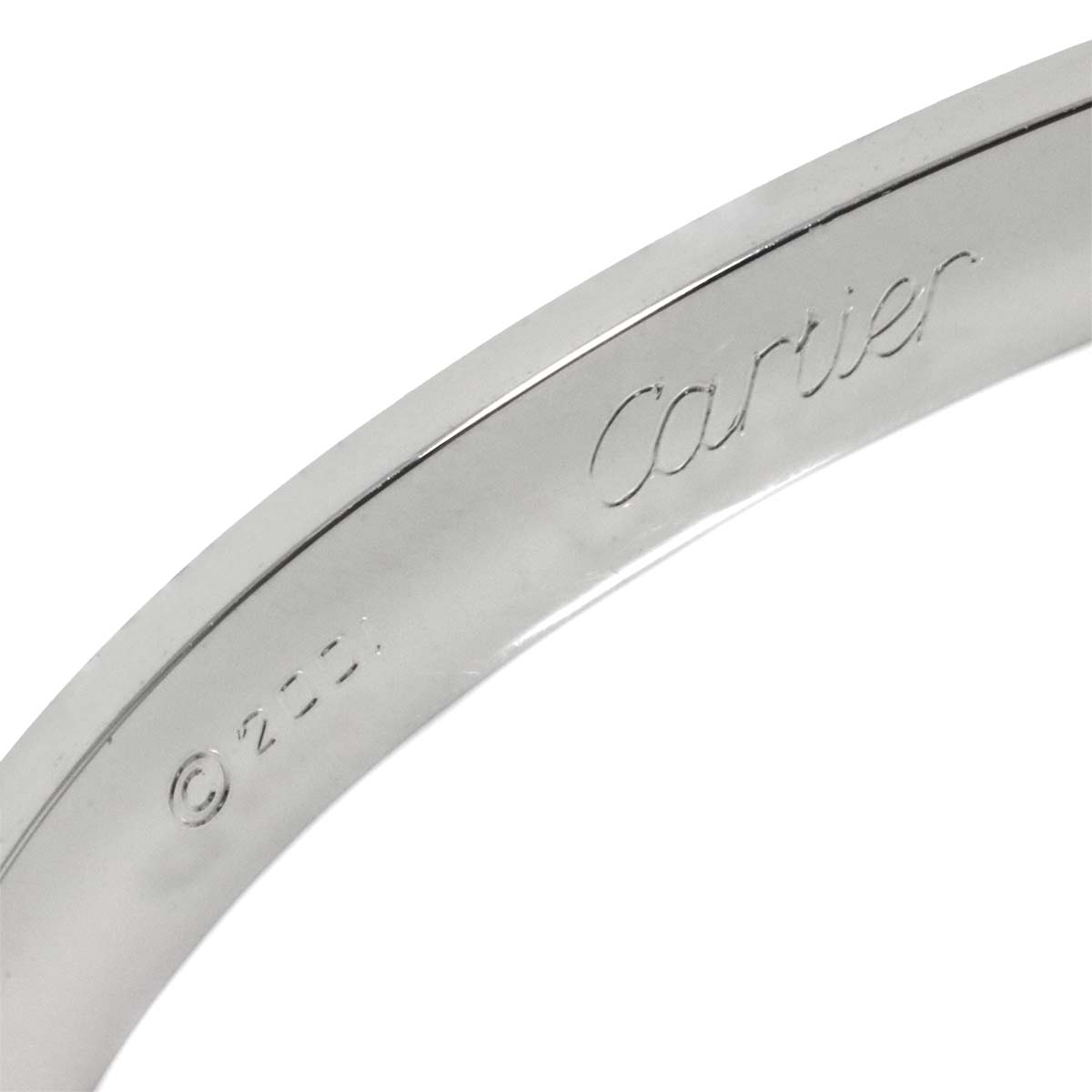 Love Bracelet Bangle Pt Platinum Size18