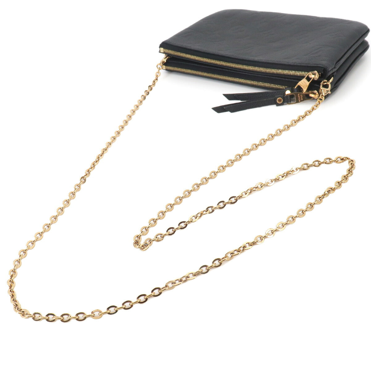 Monogram Empreinte Pochette Double Zip Shoulder Bag